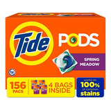 Jabón Detergente Liquido Tide  Caja 156 Pods Importado