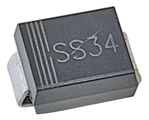 Diodo Schottky 3a 40v Do-214b Ss34b Ss34