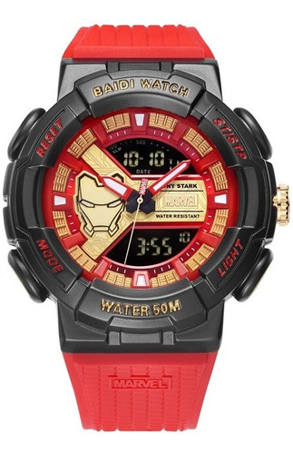 Reloj Deportivo De Pulsera Digital Inteligente De Marvel Par