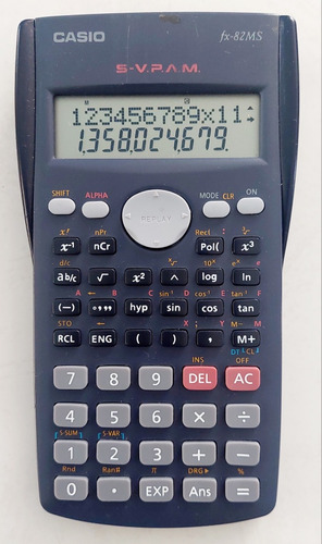 Calculadora Casio Fx- Ms82 S-v S.p.a.m.   C8