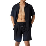 Conjunto De Camisa E Calções Para Homem Moda Casual De Praia