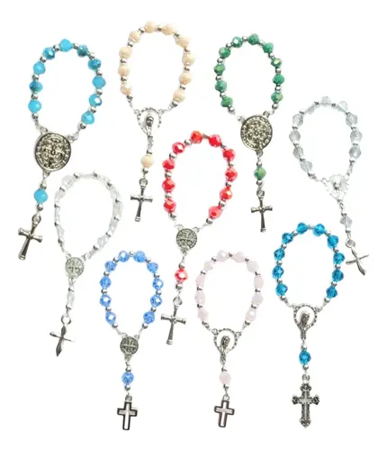 10 Denarios Cristal De Roca - Bautismo Comunion Confirmacion