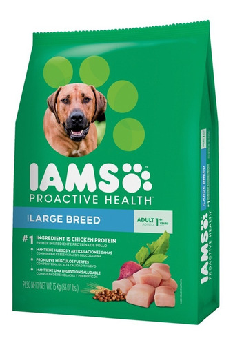 Iams Perros Adultos Grandes Y Gigantes 15 Kg