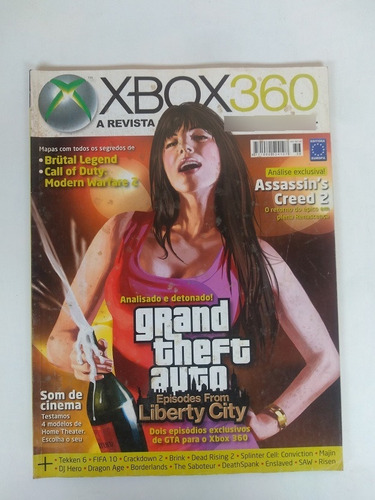 Revista Xbox 360 36 Grand Theft Auto Fifa Dragon Age 4757