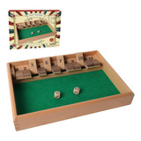 Gothink Shut The Box Dice Game - Juego De Mesa Tradicional D