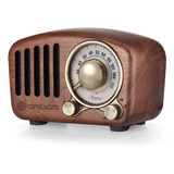 Parlante Radio Vintage Retro Bluetooth Estilo Clasico