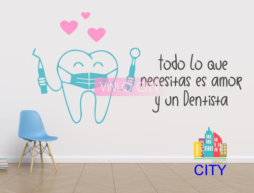 Vinil Decorativo Para Consultorio Dental Todo Lo Que...