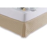 Saia Para Cama Box Matelada Ultrassônica Casal King Size