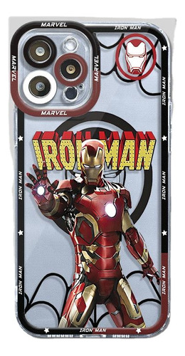 Funda Marvel Super Phone Para iPhone 15 Pro Max 13 14 12 11