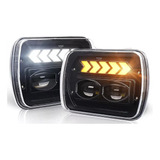 Faros Led Con Forma De Flecha Ámbar Para Jeep Cherokee Yj Xj