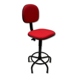 Cadeira Secretaria Caixa-alta Vermelha