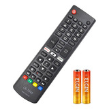 Controle Para Smart Tv LG 32/43/49/50/55/65 Com 2 Plihas Aaa