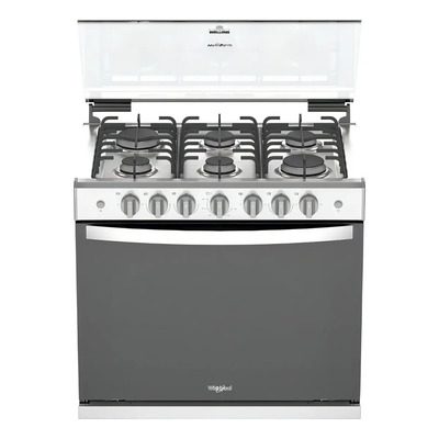 Estufa Whirlpool Empotrable 76 Cm 6 Quemadores Acero Inox