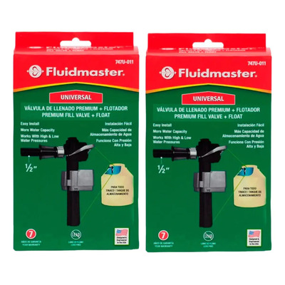 Kit 2 Válvulas De Llenado Fluidmaster Flotador Tinaco 1\u002F2 | Meses sin interés