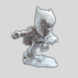 Mini Batman Chibi, 12cm De Altura, Color Blanco