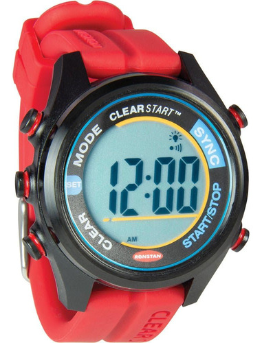 Reloj De Regata Clearstart 1.575 Rojo Para Carreras Náutic