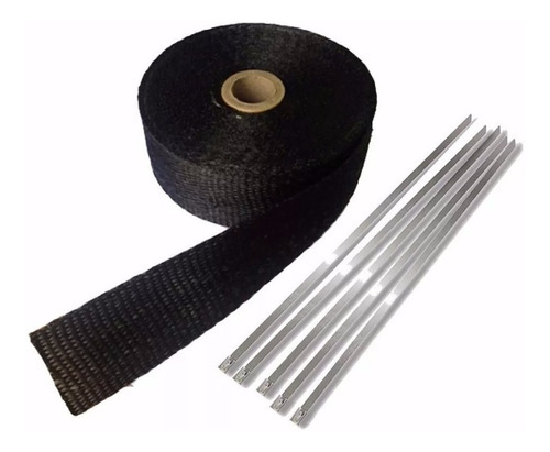 Fita Térmica Termotape  Escapamento 05 Metros + 05 Zip Tie