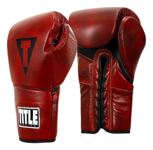 Guantes Box Cuero Rojo Sangre Title Blood Palomares Fpx