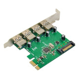 Tarjeta Adaptadora Pci Express Vl805 Pci-e X1 4 Puertos Usb