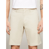 Pantalón Corto Beige Essential 1985 De Hombre Tommy Hilfiger