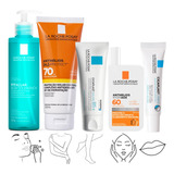 Kit La Roche Effaclar Alta Anthelios Cicaplast Rosto Labios