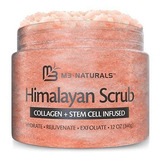 M3 Naturals - Exfoliante Corporal Y Facial Con Sal Del Himal