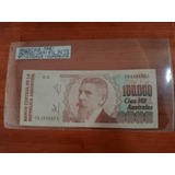 Argentina. Billete De 100mil Australes. Bottero 2891. Mira!!