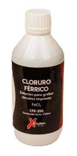 Cloruro Férrico 250ml Botella Blanca Xtron Cfe-250