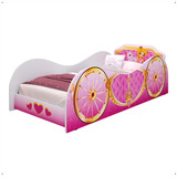 Cama Infantil Carruagem 150x70cm Com Colchão D20 - Unicornio