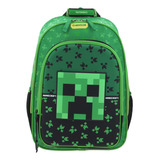 Mochila Escolar Grande Primaria Chenson Minecraft Dupper Niño