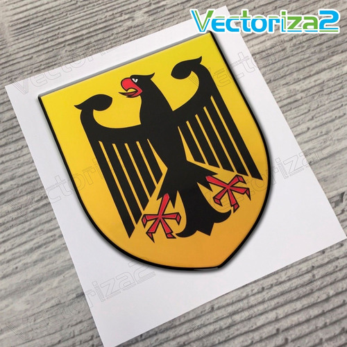 Emblema Escudo De Armas Alemania Germany Bmw Mercedes Porsch Foto 4