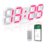 Kwydyp Reloj Despertador Digital Rgb 3d Con 7 Colores, Sincr