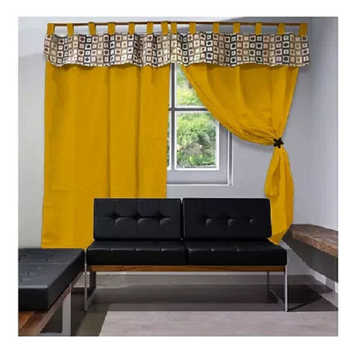 Cortinas Ambiente Faldon Con Chenille + Envio Gratis Excelen