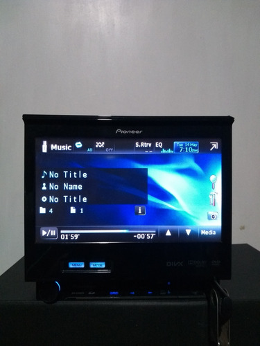 Dvd Pioneer Retrátil+ Aparelho Bluetooth 