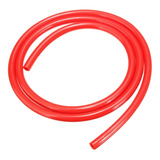 Manguera De Vacío 4mm Silicona Roja - 1mt.