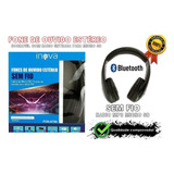 Fone Headset Bluetooth Sem Fio C/ Leitor Sd Mp3 E Rádio Fm