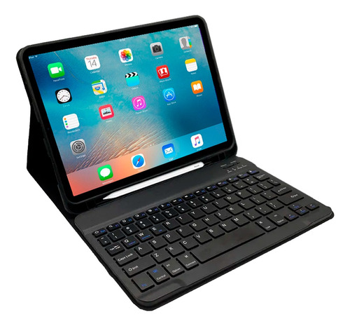 Capa Smart Case Teclado Compatível iPad Air 1/2 Pro New 9.7 