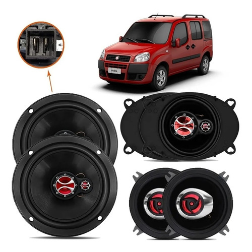 Som Para Fiat Doblo Porta - Painel - Traseira - Perfeitos