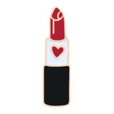 Broche Pin Fistol Labial Maquillaje Labios Decoración Makeup