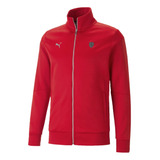 Chamarra Ferrari Mt7 Jacket Hombre Cierre Metálico - Roja