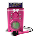 Mquina De Karaoke Rosa Para Nios, Sistema De Karaoke Singsat