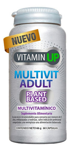 Suplemento En Cápsulas Newscience  Suplementos Multivit Adult Ácido Fólico Sabor Ninguno En Frasco De 66g 60 Un