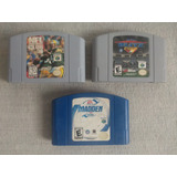 Lote 3 Juegos Nfl Para Nintendo 64