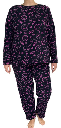 Pijama Mujer Invierno Polar Super Abrigado Talles Grandes