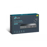 Switch Tp-link Gigabit Con Cable De 24 Puertos Tl-sg1024d