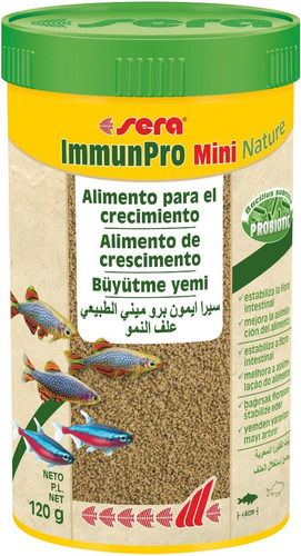 Sera Immunpro Mini Nature 120gr Probióticos Peces Pequeños