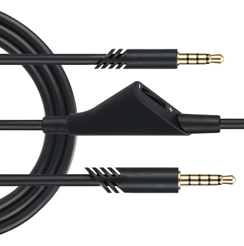 Cable De Audio Para Auriculares Para Juegos, Volumen Ajustab