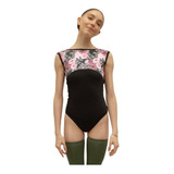 Malla Torso Lycra Danza Ballet Bailarina Versalles Estampada