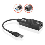 Adaptador De Rede Usb 3.0 Rj45 Ethernet Gigabit 10/100/1000