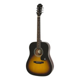Guitarra Acústica EpiPhone Limited Edition Ft-100 Para Diestros Vintage Sunburst Brillante